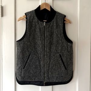 Versatile Madewell quilted wool vest
